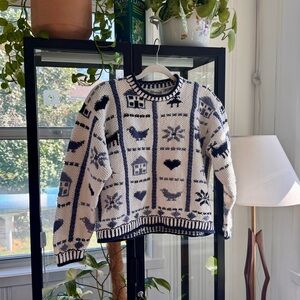 Vintage Knit Sweater Cottagecore